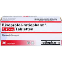 Bisoprolol-ratiopharm 3.75 mg Tabletten, 30 st, ratiopharm GmbH