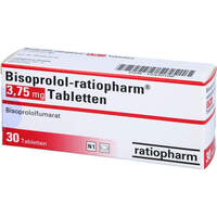 Bisoprolol-ratiopharm 3.75 mg Tabletten, 30 st, ratiopharm GmbH