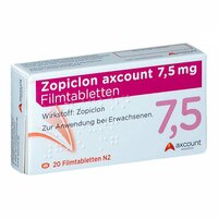 Zopiclon axcount 7.5mg Filmtabletten, 20 st, Axcount Generika GmbH