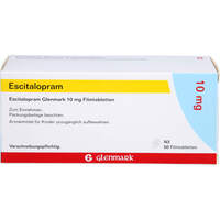 Escitalopram Glenmark 10mg Filmtabletten, 50 Stk., Glenmark Arzneimittel GmbH