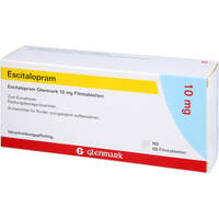 Escitalopram Glenmark 10mg Filmtabletten, 50 Stk., Glenmark Arzneimittel GmbH