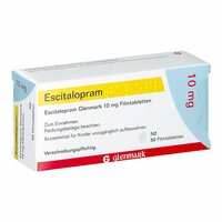 Escitalopram Glenmark 10mg Filmtabletten, 50 Stk., Glenmark Arzneimittel GmbH