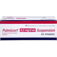 Pulmicort 0.5mg/2ml Suspension f. einen Vernebler, 20x2 ml, Axicorp Pharma GmbH