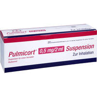 Pulmicort 0.5mg/2ml Suspension f. einen Vernebler, 20x2 ml, Axicorp Pharma GmbH