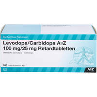 Levodopa/Carbidopa AbZ 100/25 mg Retardtabletten, 100 st, Abz Pharma GmbH