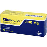 Clinda-saar 300mg Filmtablette, 15 Stk., Mip Pharma GmbH