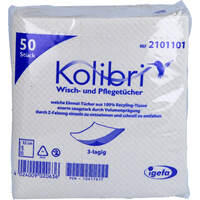 Kolibri Wisch- & Pflegetuch 32x33cm 3-lagig, 50 st, Igefa Handelsgesellschaft Mbh&Co. KG