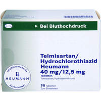 Telmisartan/Hydrochlorothiazid Heu 40mg/12.5mg Tab, 98 st, Heumann Pharma GmbH & Co. Generica KG