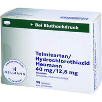 Telmisartan/Hydrochlorothiazid Heu 40mg/12.5mg Tab, 98 st, Heumann Pharma GmbH & Co. Generica KG