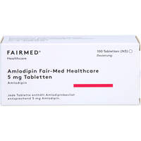 Amlodipin Fair-Med Healthcare 5 mg Tablettem, 100 st, Aristo Pharma GmbH