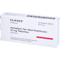Amlodipin Fair-Med Healthcare 10 mg Tablettem, 100 st, Aristo Pharma GmbH