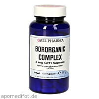 Bororganic complex 3MG GPH Kapseln, 120 st, Hecht-Pharma GmbH
