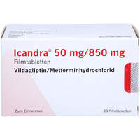 Icandra 50 mg/850 mg Filmtabletten, 30 st, Novartis Pharma GmbH