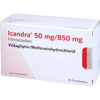 Icandra 50 mg/850 mg Filmtabletten, 30 st, Novartis Pharma GmbH