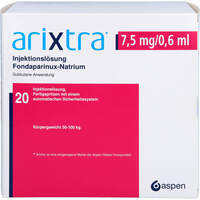 Arixtra 7.5 mg/0.6 ml Inj.-Lsg. Fertigspritze, 20x0,6 ml, kohlpharma GmbH