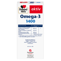 Doppelherz Omega-3 1400, 120 st, Queisser Pharma GmbH & Co. KG
