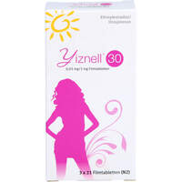Yiznell 30 0.03mg/3mg Filmtabletten, 3x21 Stk., Hormosan Pharma GmbH