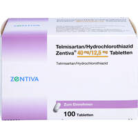 Telmisartan HCT Zentiva 40/12.5MG TABLETTEN, 100 st, Zentiva Pharma GmbH