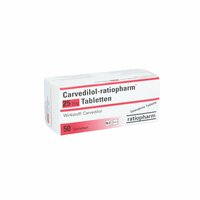 Carvedilol-ratiopharm 25 mg Tabletten, 50 Stk., ratiopharm GmbH