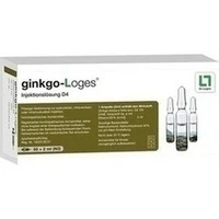 ginkgo-Loges Injektionslösung D4, 50x2 Milliliter, Dr. Loges + Co. GmbH
