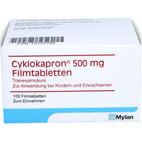 CYKLOKAPRON Filmtabletten, 100 st, Aca Müller/Adag Pharma AG