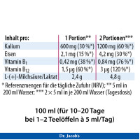 Dr. Jacob's Lactirelle Milchs&auml;ure-Cassis-Konzentrat Eisen, 100 ml, Dr. Jacob's Medical GmbH