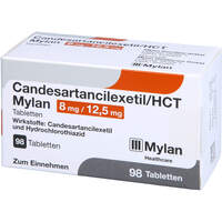 Candesartancilexetil/HCT Mylan 8 mg/12.5mg Tabl., 98 st, Viatris Healthcare GmbH