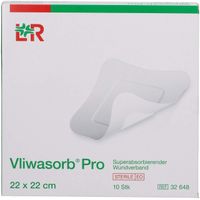 Vliwasorb Pro superabsorb. steril 22x22cm, 10 st, Lohmann & Rauscher GmbH & Co. KG
