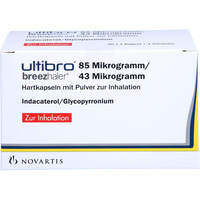 ULTIBRO Breezhaler 85ug/43ug Hartk.m.Plv.z.Inh., 30 st, Orifarm GmbH