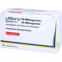 ULTIBRO Breezhaler 85ug/43ug Hartk.m.Plv.z.Inh., 30 st, Orifarm GmbH