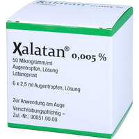 Xalatan 0.005% Augentropfen, 6x2,5 ml, Axicorp Pharma GmbH