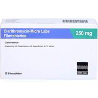 Clarithromycin-Micro Labs 250 mg Filmtabletten, 10 Stk., Micro Labs GmbH