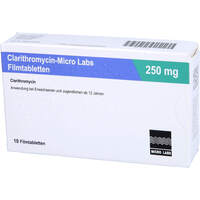 Clarithromycin-Micro Labs 250 mg Filmtabletten, 10 Stk., Micro Labs GmbH