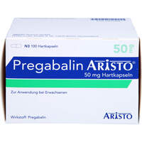 Pregabalin Aristo 50 mg Hartkapseln, 100 st, Aristo Pharma GmbH