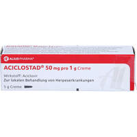 ACICLOSTAD 50 mg pro 1 g Creme ALIUD, 5 g, Aliud Pharma GmbH