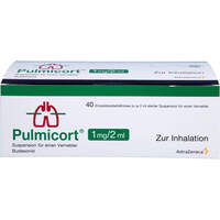 Pulmicort 1mg/2ml Suspension f.einen Vernebler, 40x2 ml, Axicorp Pharma GmbH