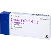ZOFRAN 4 mg Zydis lingual Schmelztabletten, 10 st, Aca Müller/Adag Pharma AG