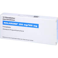 Malarone Filmtabletten, 12 st, Axicorp Pharma GmbH