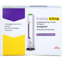 TRULICITY 0.75mg Injektionsl&ouml;sung i. e. Fertigpen, 4 st, Lilly Deutschland GmbH