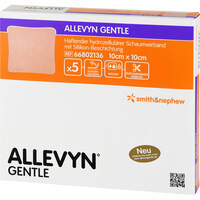 ALLEVYN Gentle 10x10cm Verband, 5 st, Tora Pharma GmbH