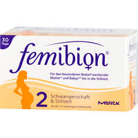 FEMIBION Schwangerschaft 2 D3+DHA+400 ug Folat, 2x30 Stk., WICK Pharma - Zweigniederlassung der Pro
