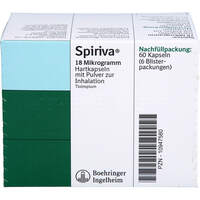 Spiriva 18ug Kapseln m. Inhalationspulver Nachfüll, 60 Stk., European Pharma B.V.