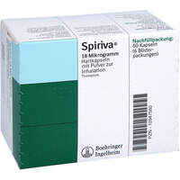 Spiriva 18ug Kapseln m. Inhalationspulver Nachfüll, 60 Stk., European Pharma B.V.