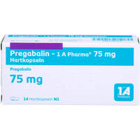 Pregabalin - 1 A Pharma 75 mg Hartkapseln, 14 Stk., 1 A Pharma GmbH