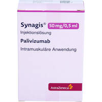 Synagis 50 mg Injektionslösung 100 mg/ml, 1x0.5 ml, AstraZeneca GmbH