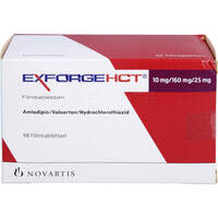 EXFORGE HCT 10 mg/160 mg/25 mg Filmtabletten, 98 st, Docpharm GmbH