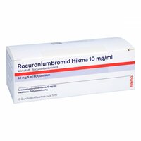 Rocuroniumbromid Hikma 10mg/ml Inj.Lsg/Inf.Lsg., 10x5 ml, Hikma Pharma GmbH