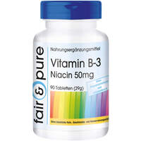 Vitamin B3 Niacin 50mg, 90 st, Somatem GmbH