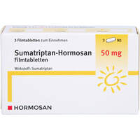 Sumatriptan-Hormosan 50 mg Filmtabletten, 3 Stk., Hormosan Pharma GmbH