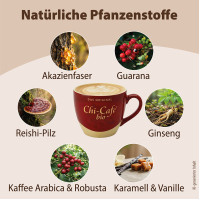 Chi-Cafe BIO Wellness Kaffee Akazienfaser Guarana vegan, 400 g, Dr. Jacob's Medical GmbH